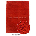 Elastic & Polyester Silk Shaggy Carpet